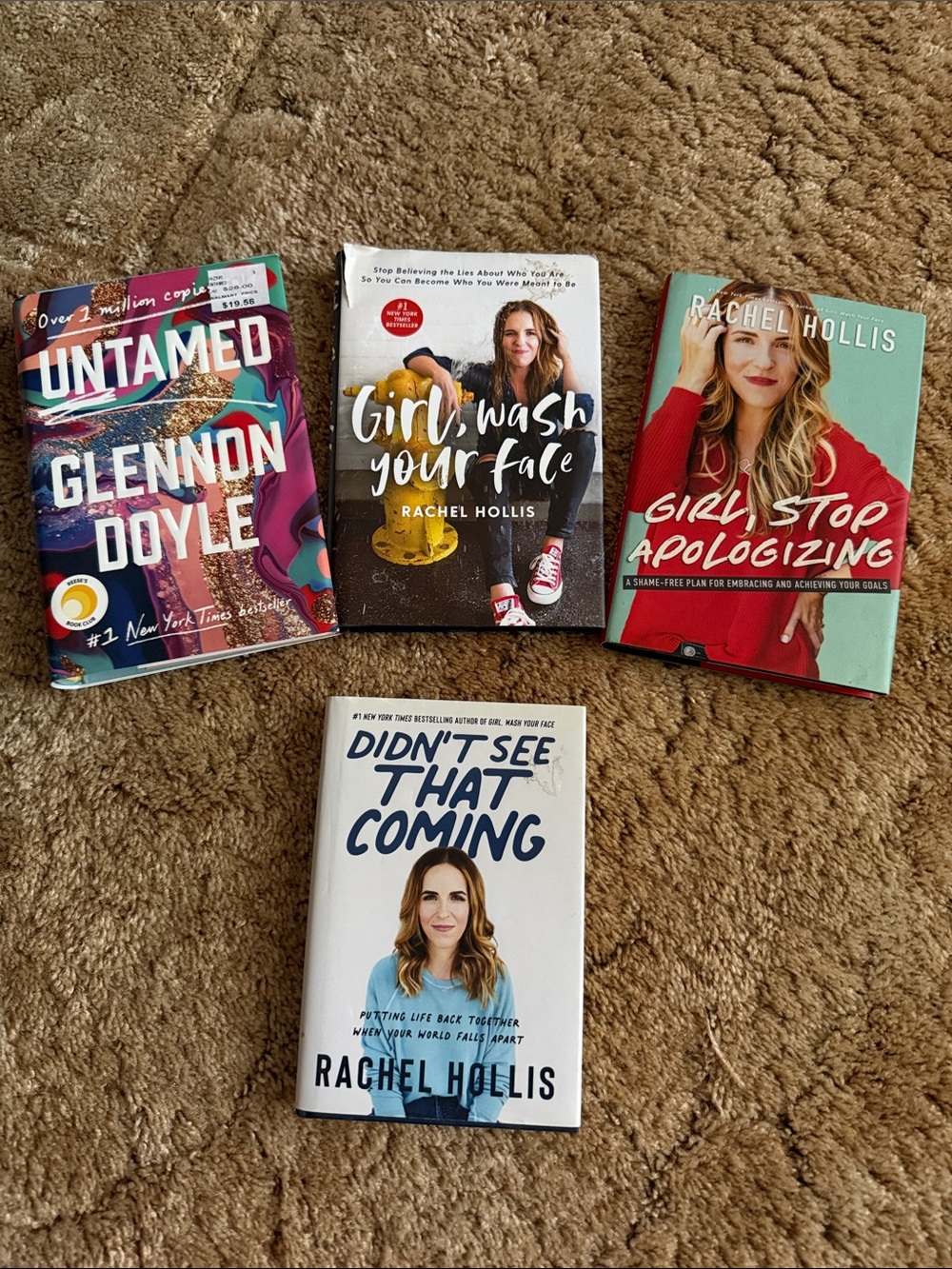 'Girl, Wash Your Face' , Girl, stop apologizing Rachel Hollis book bundle
